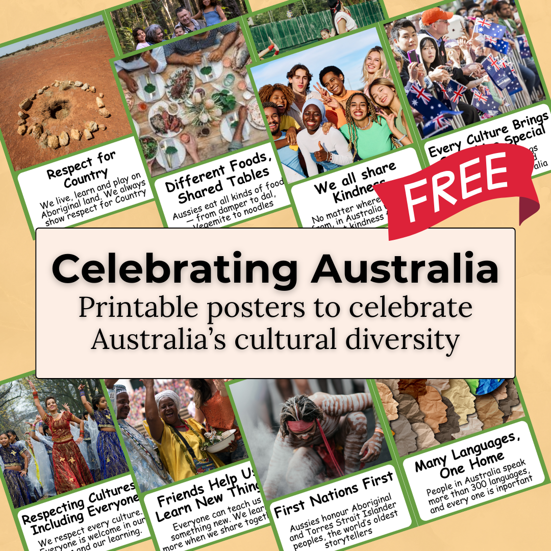 Celebrating Australia’s Diversity - FREE Printable PDF Poster Set