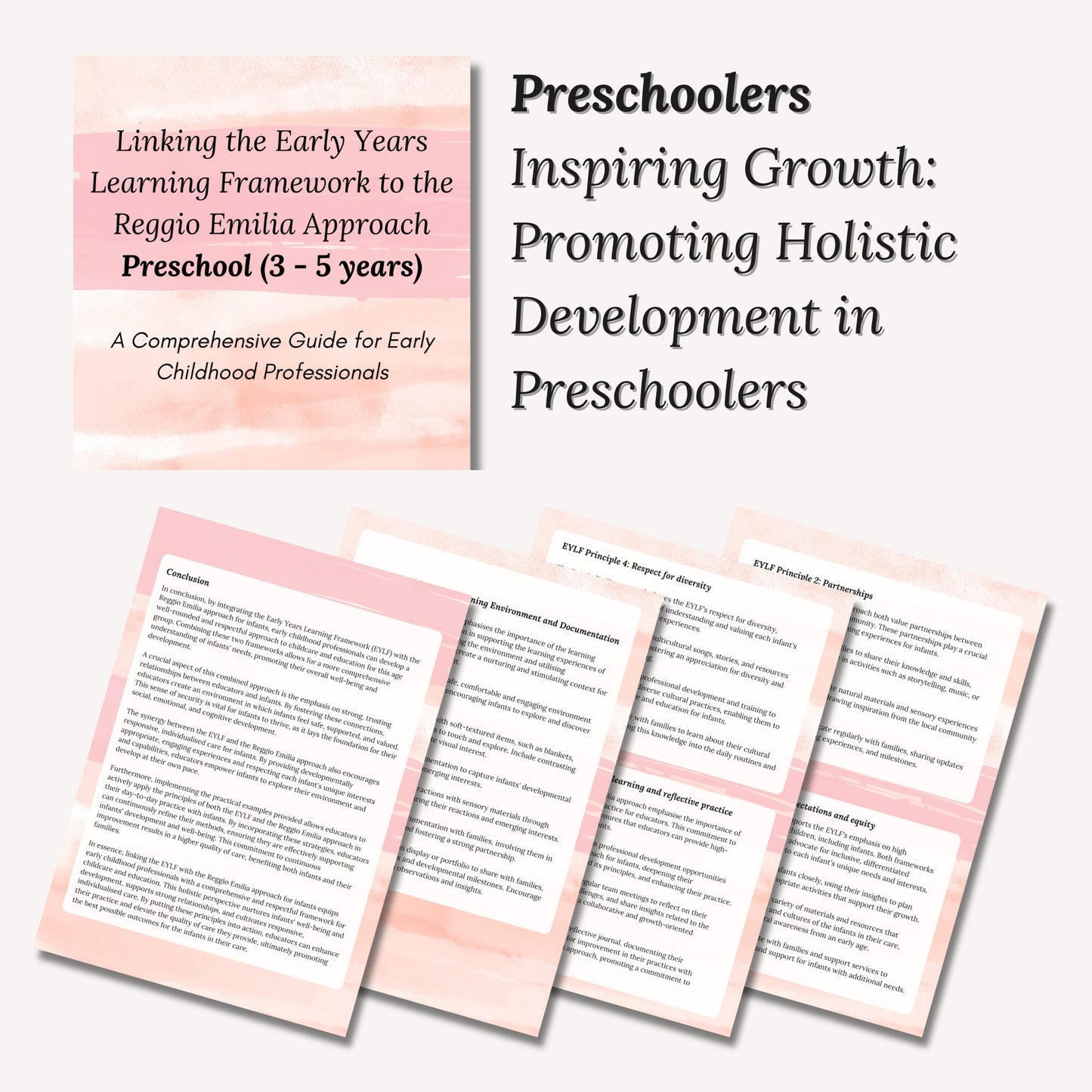 The Ultimate EYLF - RIE - Pikler Connection Guides for Infants, Toddlers, and Preschoolers