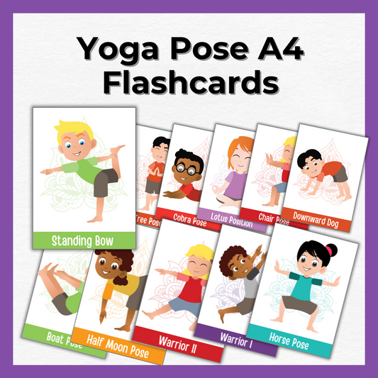 Yoga Pose Flash Cards – A Fun and Interactive Way to Introduce Yoga for Young Learners