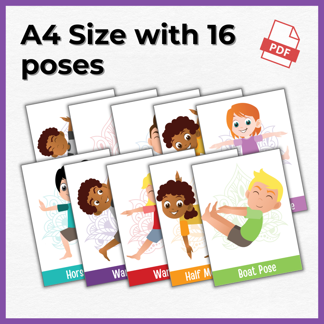 Yoga Pose Flash Cards – A Fun and Interactive Way to Introduce Yoga for Young Learners