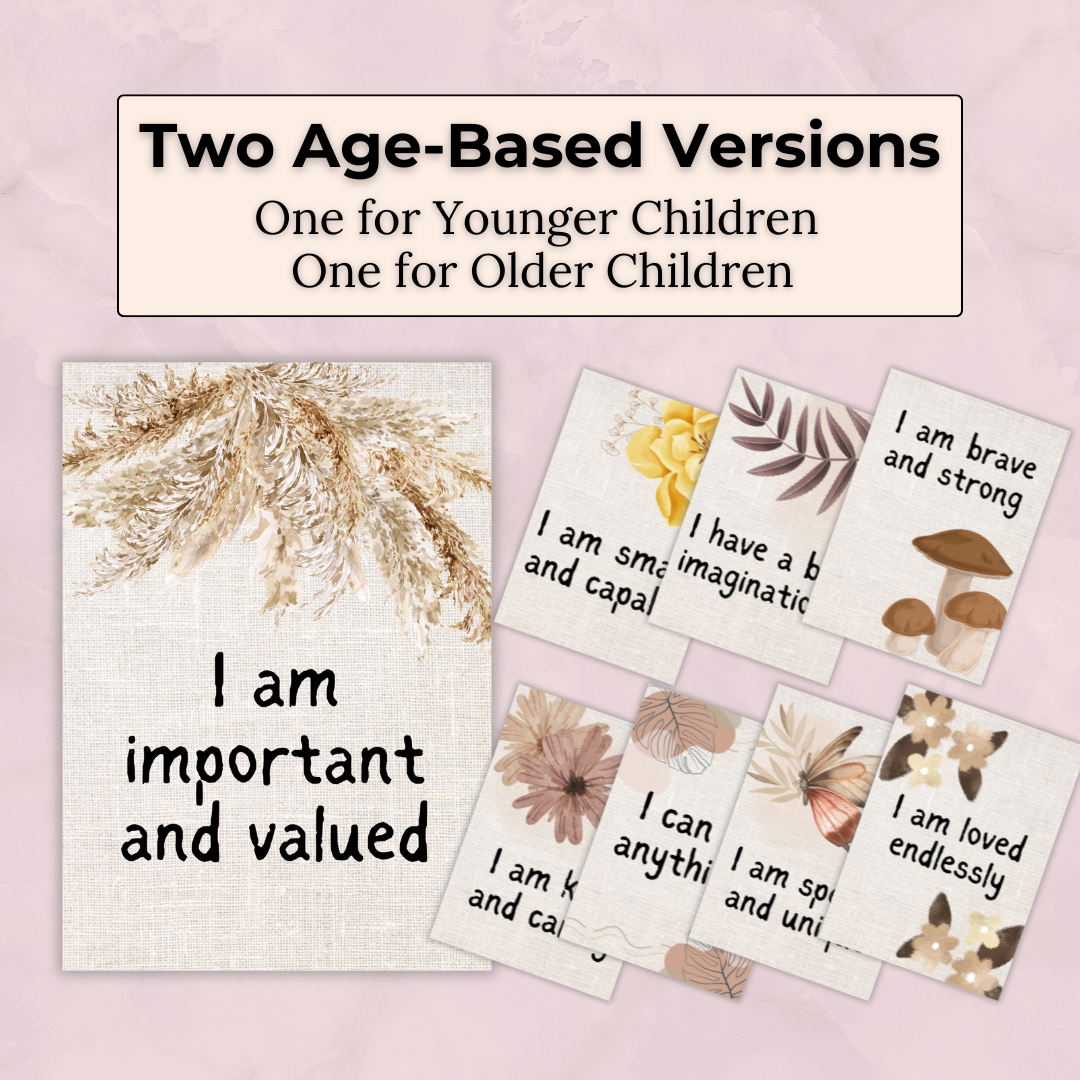 Affirmation Cards – Nature Inspired Calm Confidence & Positive Self-Talk PDF