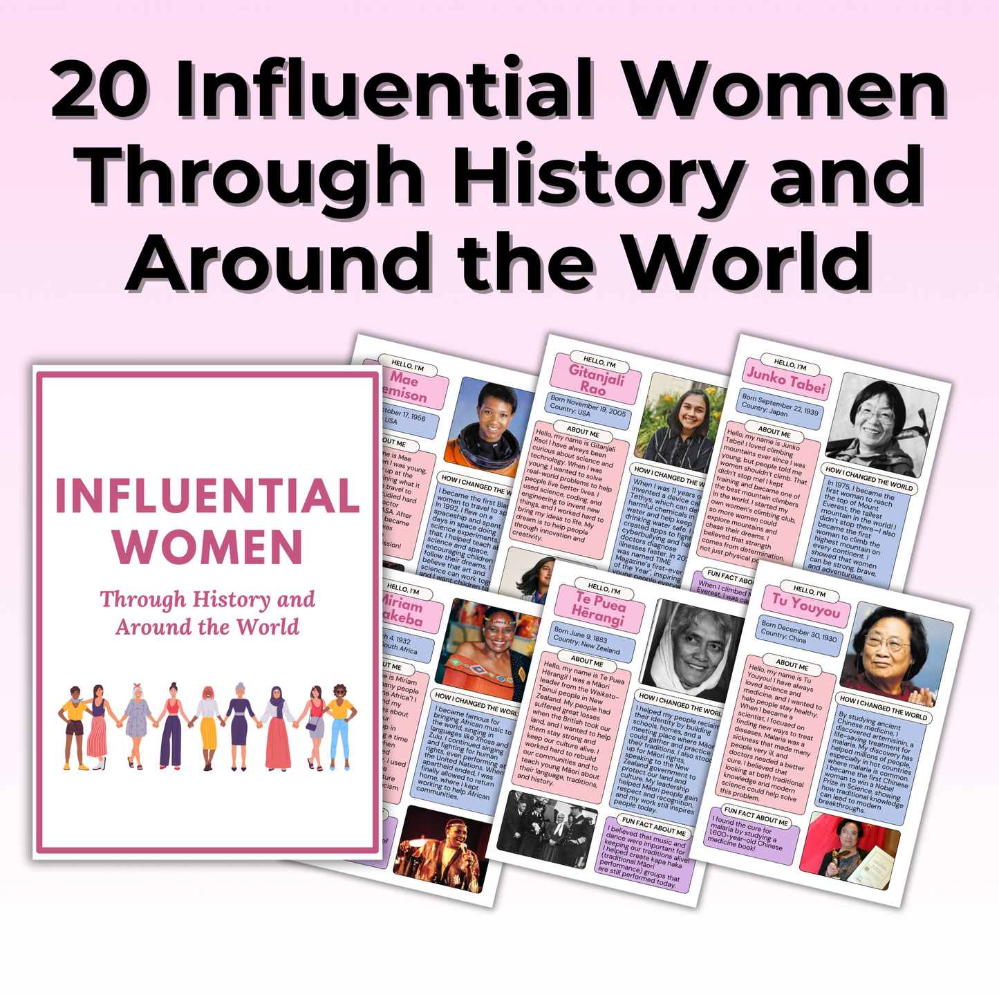20 Influential Women Through History and Around the World