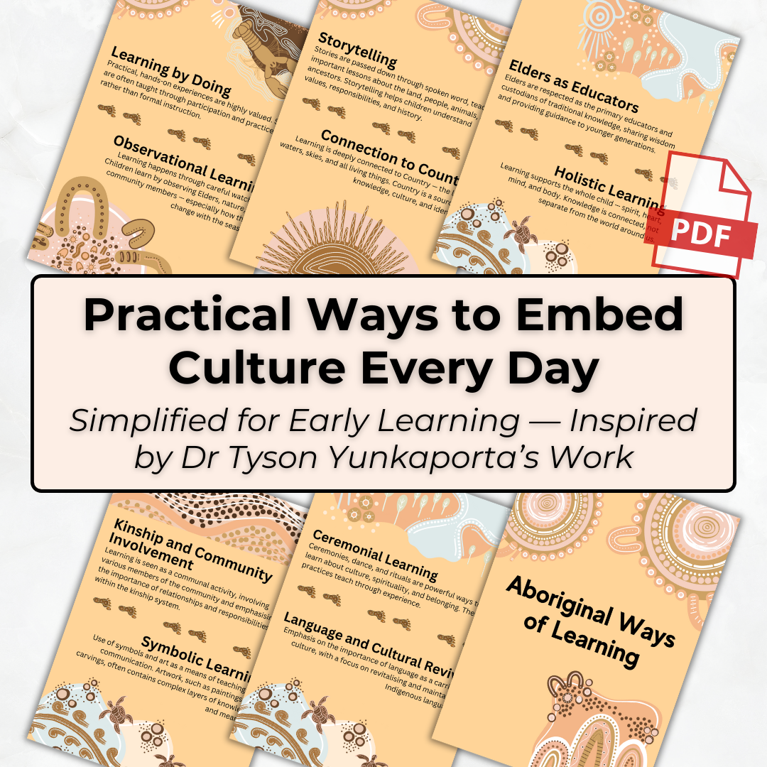 Aboriginal Ways of Learning - Printable Poster Set