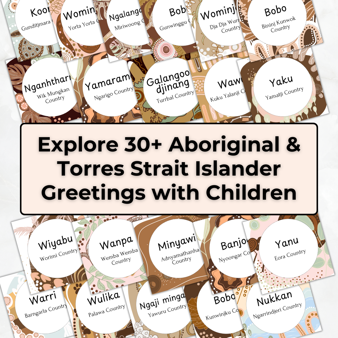 Aboriginal & Torres Strait Islander Greetings - Printable Poster Set