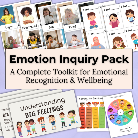 Emotions Inquiry Pack – Explore Feelings, Expression & Wellbeing Early Childhood