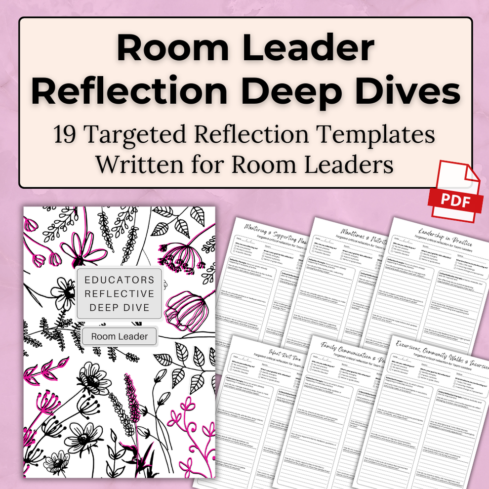 Room Leader Reflection Toolkit – Reflection Templates for Early Childh ...
