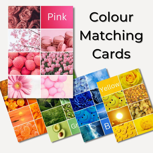 Colour Matching Cards – Printable PDF for Early Learners