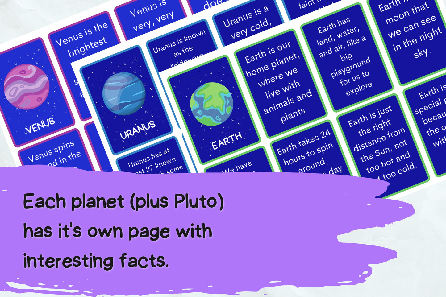 Planet Fact Cards: Embark on an exciting journey through our solar system