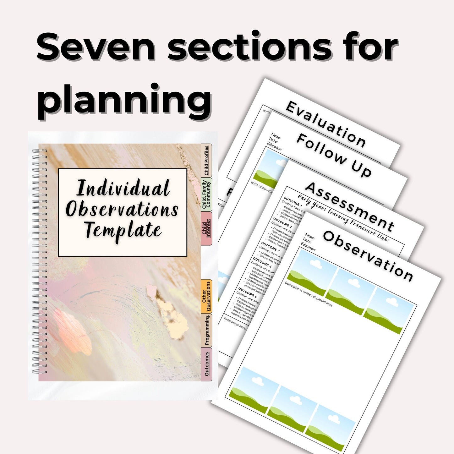 Canva Template -  ECE Educator Digital Planner